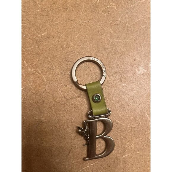 Disney Tinker Bell Letter B Pewter Pan Keychain Chain Keyring - Picture 3 of 6